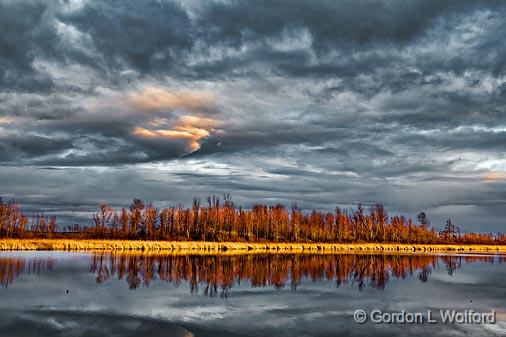 Rideau River At Sunset_09107.jpg - Photographed along the Rideau Canal Waterway near Kilmarnock, Ontario, Canada.